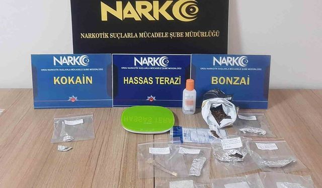 Ordu'da yasaklı madde operasyonlarında 5 tutuklama