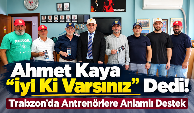 Ortahisar'dan Trabzon Futbolunun Gizli Kahramanlarına Destek