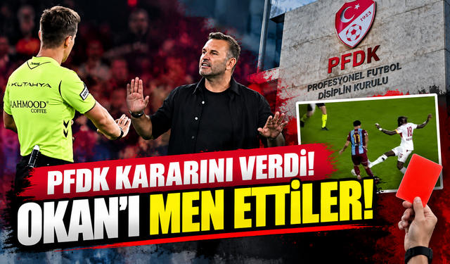 Trabzonspor Maçının Faturası Çıktı: PFDK’dan Okan Buruk ve Ugochukwu’ya Ceza