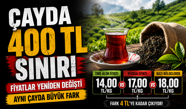Çay Fiyatlarında Son Durum: 1 Kiloda 400 TL Sınırı Göründü