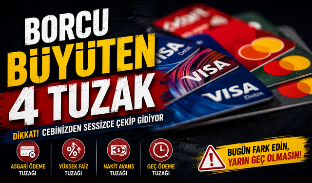 Kredi Kartı Ekstresinde 4 Gizli Tuzak: Borcu Fark Etmeden Büyütüyor