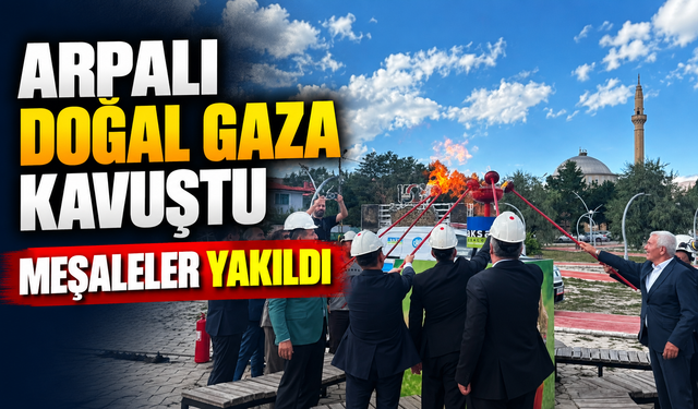 Bayburt Arpalı’da Doğal Gaz Sevinci: İlk Akış Törenle Açıldı