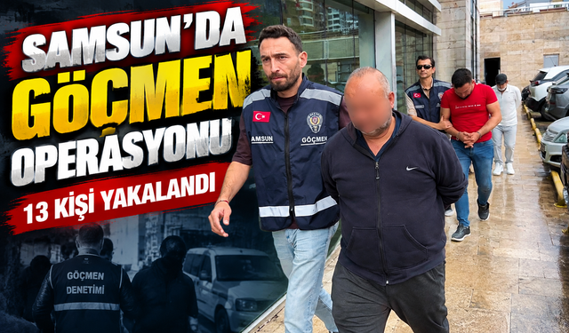 Samsun’da Göçmen Kaçakçılığı Operasyonu: 4 Şüpheli Yakalandı