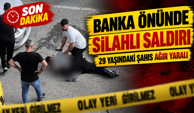 Rize’de Banka Önünde Silahlı Saldırı: 29 Yaşındaki Şahıs Ağır Yaralı