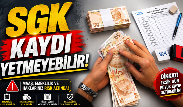 EYT’yi Kıl Payı Kaçıranlara Yargıtay’dan Kritik Karar: SGK Kaydı Tek Başına Yetmeyecek