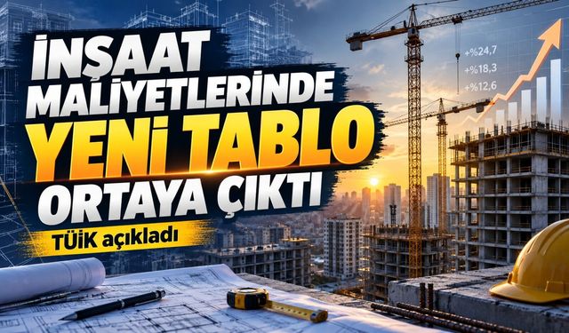İnşaat Maliyetlerinde Yeni Tablo Ortaya Çıktı; Tüik Açıkladı