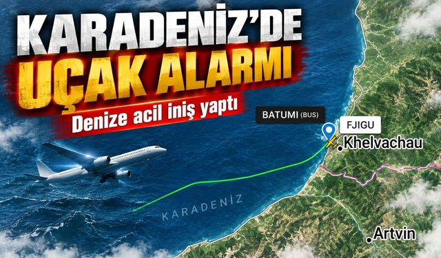 Rize’de Kritik Dakikalar: Küçük Uçak Denize Acil İniş Yaptı, 2 Kişi Aranıyor