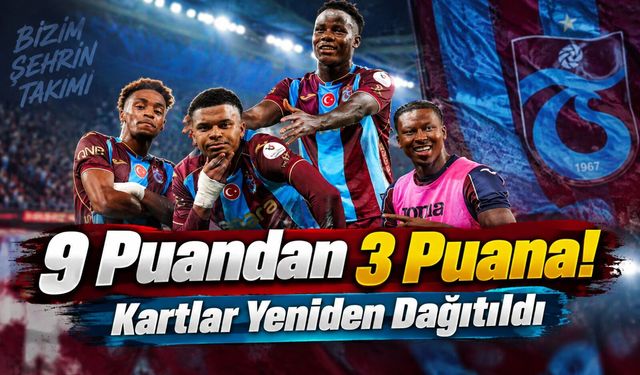 Trabzonspor 9 Puanlık Tehlikeyi Tersine Çevirdi: Zirveyle Fark Sadece 3