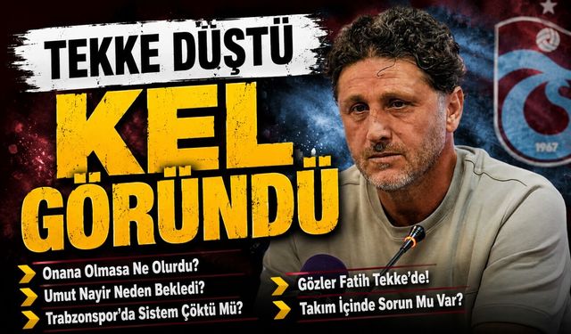 Trabzonspor’da Fatih Tekke İçin Alarm Zilleri: Taraftardan İstifa Sesleri