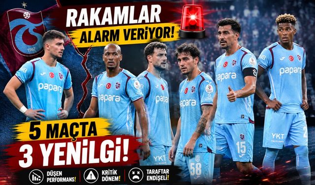 Trabzonspor’da 5 Maç Sonrası Şaşırtan Tablo: Geçen Sezonla Büyük Fark