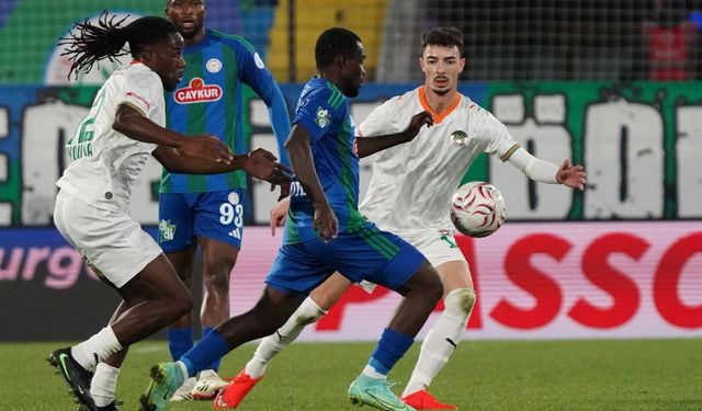Çaykur Rizespor'da Recep Uçar'dan Alanyaspor Maçı Sonrası Öz Eleştiri