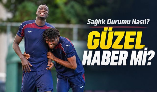 Trabzonspor’da Onuachu müjdesi: Konyaspor maçı öncesi takıma döndü