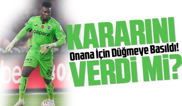 Trabzonspor'da Andre Onana İçin Büyük Operasyon: Kalmak İçin İndirime Hazır