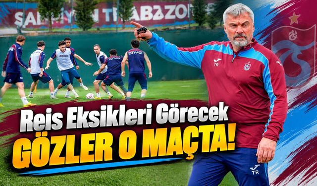 Trabzonspor’da Samsunspor öncesi özel prova: Thomas Reis planını test edecek