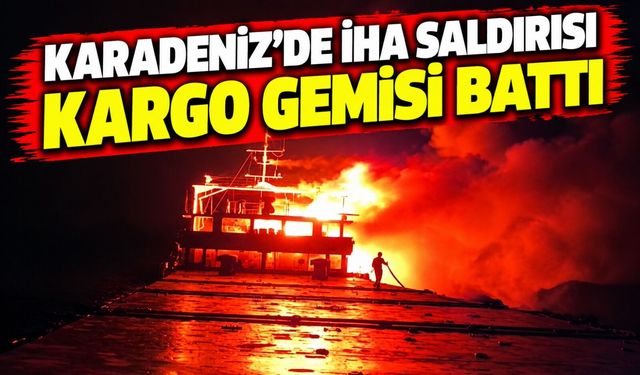 Karadeniz’de İHA Saldırısı: Kargo Gemisi Battı, Mürettebat Kayıp