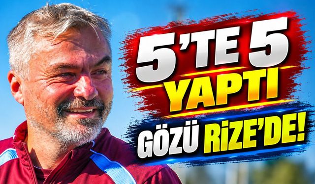 Trabzonspor'da Thomas Reis Yeni Rekorun Peşinde! Rizespor Maçında Tarih Yazabilir