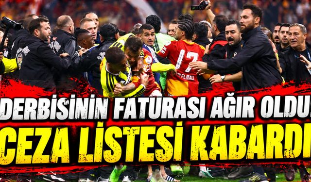 PFDK'dan Süper Lig'e Ceza Yağmuru! Galatasaray, Fenerbahçe ve Trabzonspor'a Ağır Fatura