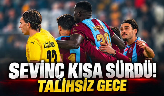 Trabzonspor'un Avrupa Gecesine Onuachu Sakatlığı Damga Vurdu! Golün Ardından Şok