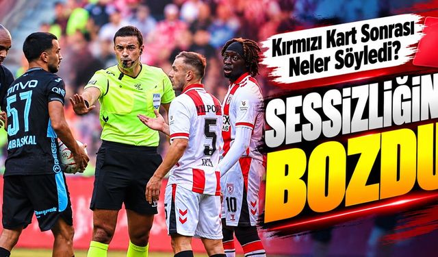 Trabzonspor'da Melih Kabasakal Sessizliğini Bozdu! Samsunspor Maçındaki Kırmızı Kart İçin Özür Diledi