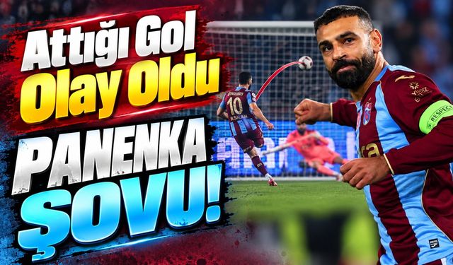 Trabzonspor-Hearts Maçında Muhammed Salah'tan Panenka Şovu: Papara Park Bu Golle Ayağa Kalktı