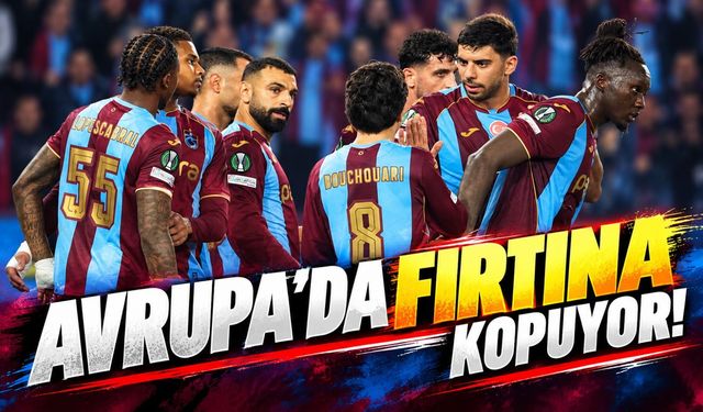 Trabzonspor Avrupa'da Durdurulamıyor: Hearts'ı Salah ve Franculino ile Devirdi, 6 Puana Ulaştı