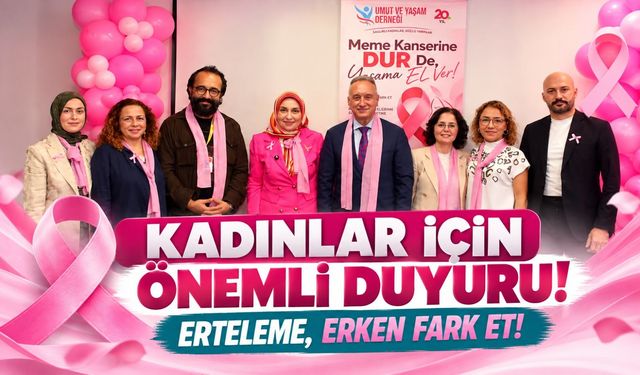 Trabzon'da Meme Kanserine Karşı Dayanışma: Tedavi Gören Kadınlar Uzmanlarla Buluştu!
