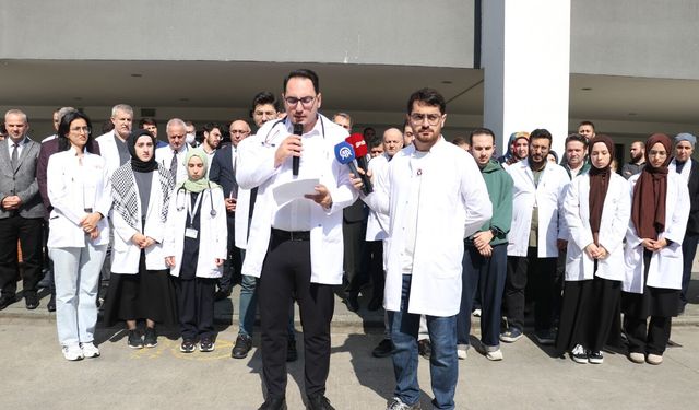Trabzon'da Sağlık Çalışanlarından Gazze İçin Ortak Çağrı!