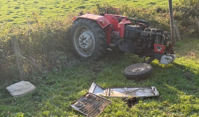 Samsun'da Traktör Faciası! 73 Yaşındaki Sürücü Hayatını Kaybetti