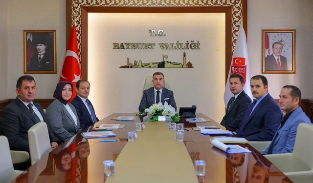 Bayburt'ta sosyal yardımlaşma faaliyetleri değerlendirildi