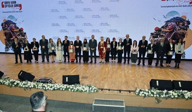 Kadın çiftçilere bakanlıktan örnek uygulama ödülü