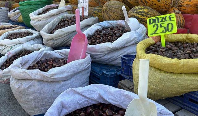 Kış aylarının vazgeçilmez lezzeti kestane tezgahlarda