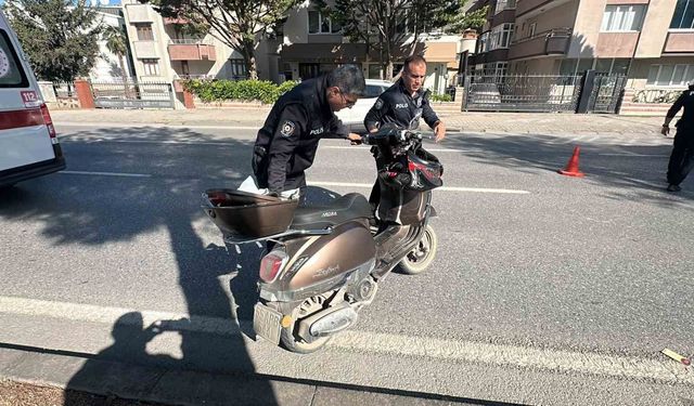 Otomobil ile motosiklet çarpıştı: 1 yaralı