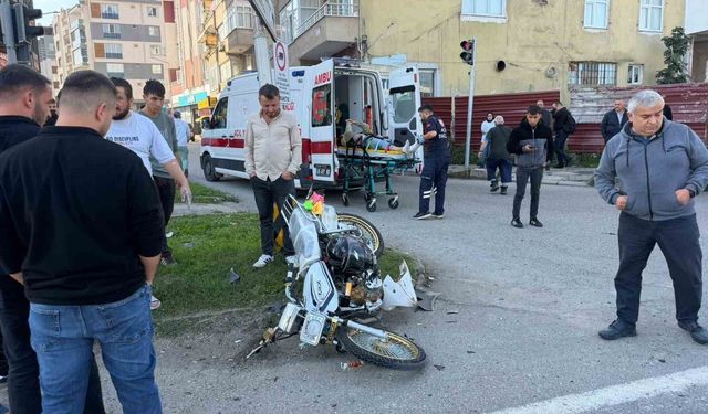 Samsun'da kırmızı ışık kazası: 1 yaralı