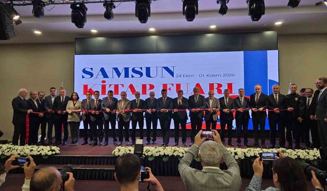 Samsun'da kitap şöleni başladı: 'Samsun Kitap Fuarı' açıldı