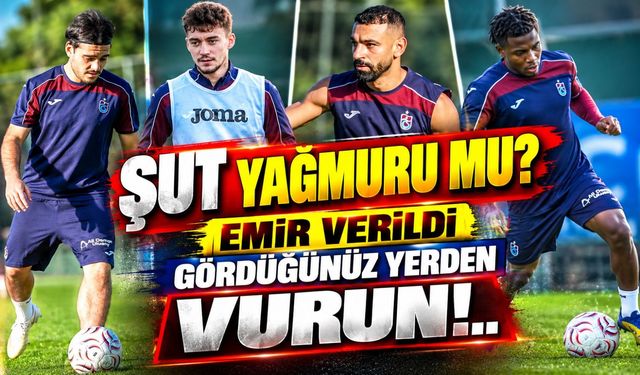 Trabzonspor'da Thomas Reis'ten Beşiktaş Derbisine Özel Emir: Kaleyi Görünce Vurun!