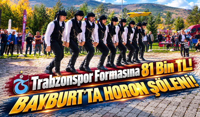 Bayburt'ta Trabzonspor Formasına 81 Bin TL! Paranın Gideceği Yer Alkış Aldı