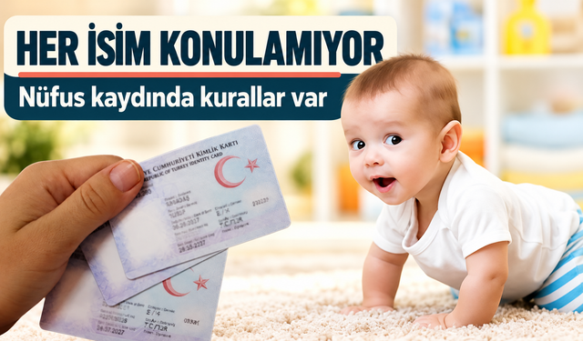 Bebek isimlerinde yasal sınırlar: Her ad nüfusa kaydedilemiyor