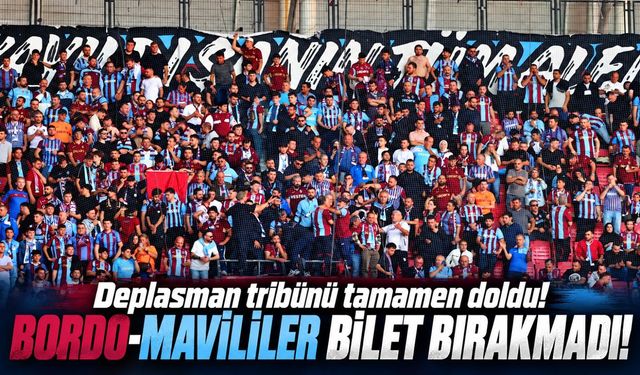 Trabzonspor Taraftarından Samsun'a Çıkarma! Deplasman Tribünündeki Biletlerin Tamamı Tükendi