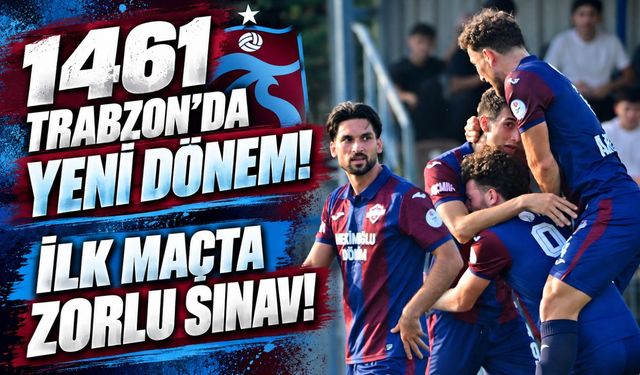 1461 Trabzon FK'da Olcay Şahan Sonrası Yeni Dönem! İlk Sınav Ankaragücü'ne Karşı