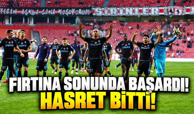 Trabzonspor'da Beklenen Sonunda Gerçekleşti! Samsunspor Derbisinde O Seri Sona Erdi