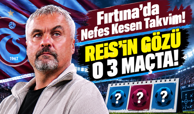 Trabzonspor'da Kasım ve Aralık Fikstürü Belli! Bordo-Mavilileri Neler Bekliyor?