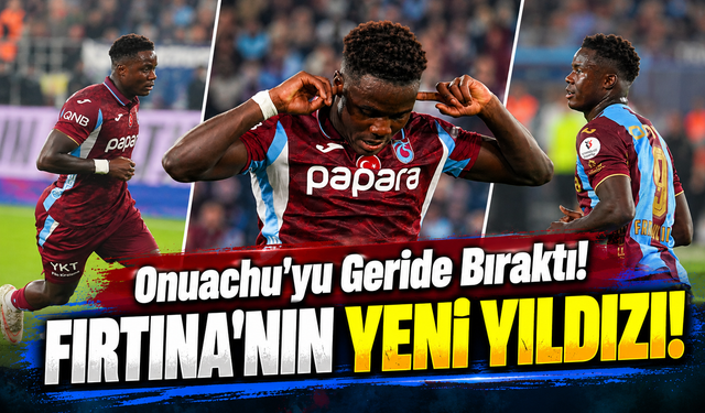Trabzonspor'da Onuachu'nun Yerine Geçti! Franculino Dju'dan 8 Maçta 7 Gol