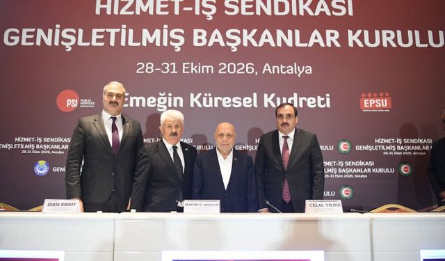 Hak-iş Antalya'da Toplandı! Trabzon'dan Şevket Çelik Katıldı
