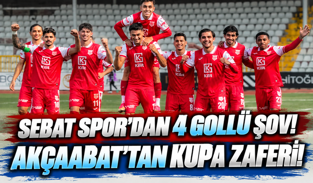 Sebat Spor Türkiye Kupası'nda Fırtına Gibi Esti! İnegölspor'a 4 Gol