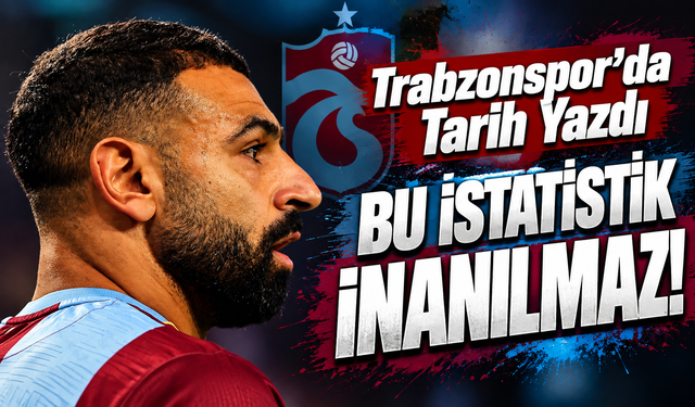 Trabzonspor'da Muhammed Salah Tarihe Geçti! Tam 12 Sezonluk İnanılmaz Seri