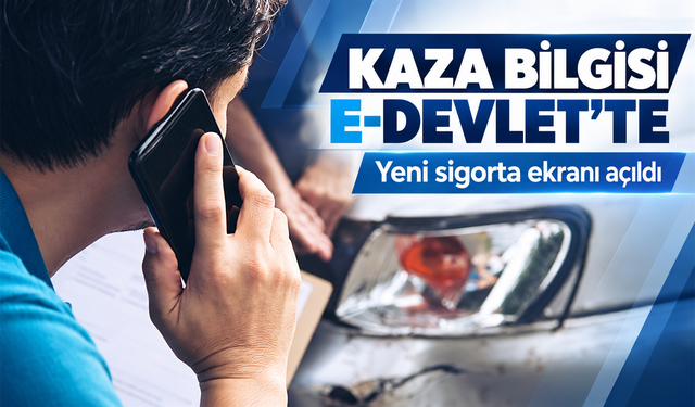 Kaza Tutanakları Ve Kusur Oranları E-devlet'e Taşındı