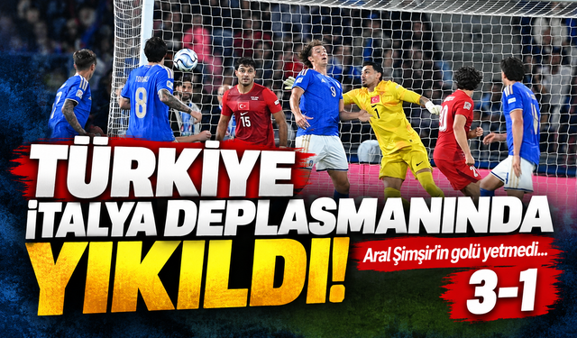 Türkiye İtalya deplasmanında yıkıldı: Maçta her şey değişti