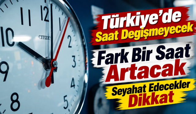 Avrupa Kış Saatine Geçiyor: Türkiye ile Fark Artacak