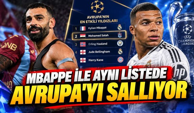 Mohamed Salah Avrupa’yı sallıyor: Trabzonspor formasıyla dünya yıldızlarının arasına girdi