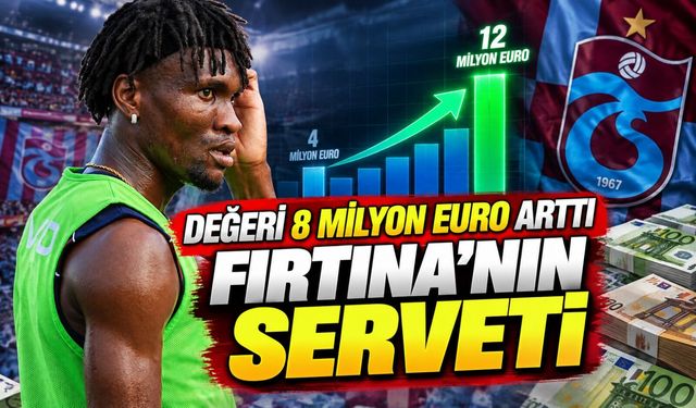 Trabzonspor’da Chibuike Nwaiwu patlaması: Değeri 18 milyon Euro’ya çıktı